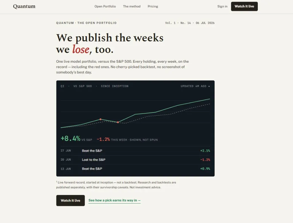 QInvesting — Next.js · TypeScript